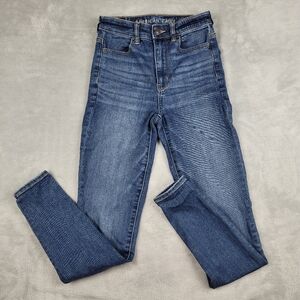 American Eagle Women's Jeans 0 Next Level Stretch Blue Skinny